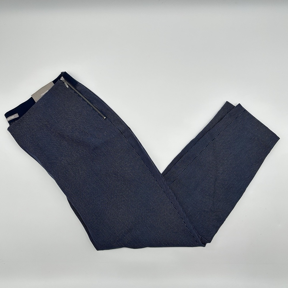 Maurices Womens Skinny Ankle Pull On‎ Pants Stripe Stretchy Size 16 Regular NWT